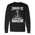 Sailing For Sailors Sailing Ship Skipper Boat Sailor Langarmshirts Geschenkideen