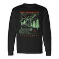 San Francisco California Cool Souvenir Rústico San Francisco Camiseta de manga larga Ideas de regalos