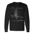 San Francisco Golden Gate Bridge California Usa Souvenir Langarmshirts Geschenkideen