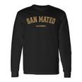 San Mateo Sports College Style En San Mateo Camiseta de manga larga Ideas de regalos
