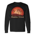 Santa Cruz Ca California 70S 80S Retrointage Langarmshirts Geschenkideen