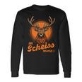 An Scheiss Muass I Deer Suit Costume Oktoberfest Langarmshirts Geschenkideen