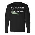 Schneckenchecker Geschenk Für Kommunikative Leute Langarmshirts Geschenkideen