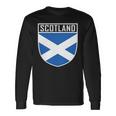 Scotland Flag Scottish Flag Football Fan Langarmshirts Geschenkideen