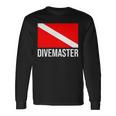 Scuba Flag Diver Down Flag Divemaster Maglietta a maniche lunghe Ideas de regalos