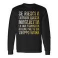 Se Riesci A Leggere Questa Maglietta La Mia Fidanzata Maglietta a maniche lunghe Ideas de regalos