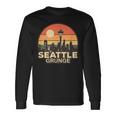 Seattle Grungeintage Skyline Langarmshirts Geschenkideen