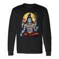 Shiva Indù Dio Indiano India Trinità Maglietta a maniche lunghe Ideas de regalos
