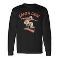 Skateboarderintage Con Scheletro Di Santa Cruz California Maglietta a maniche lunghe Ideas de regalos
