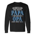 So Ssieht Der Beste Papa Und Opa Der Welt Aus I Grandfather Grandpa Langarmshirts Geschenkideen