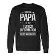 Sono Un Papà E Un Tecnico Informatico Regalo Papà Maglietta a maniche lunghe Ideas de regalos