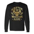 Spartan Spartano Guerriero Gym Oro Fitness Sparta Workout Maglietta a maniche lunghe Ideas de regalos