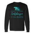 Spitzbergen Svalbard Polar Bear Polar Lights Langarmshirts Geschenkideen