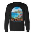 St Barthiaggiacanze Estive St Barth Antille Caraibi Maglietta a maniche lunghe Ideas de regalos