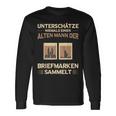 Stamp Collector Underschätze Niemals Stamps Langarmshirts Geschenkideen