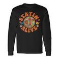 Stayin' Alive Bridesmaid Bride Babe Disco Bachelorette Party Long Sleeve T-Shirt Gifts ideas