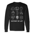 Storia Dell'arte Camicia Maglietta a maniche lunghe Ideas de regalos