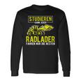 Studier Kann Jeder Radlader Fahren Nur Die Beste S Langarmshirts Geschenkideen