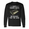 Synth Therapy Beats Modular Synth Player Sintetizzatore Analogico Maglietta a maniche lunghe Ideas de regalos