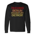 Synthesizer Techno Berlin Frankfurt Detroit Analog Langarmshirts Geschenkideen