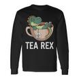 Tea Rex T-Rex Dinosaur Tyrannosaurus Langarmshirts Geschenkideen