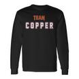 Team Cooper Surname Proud Family Last Name Familia Long Sleeve T-Shirt Gifts ideas