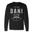 Team Dani Lifetime Member Nome Divertente Dani Maglietta a maniche lunghe Ideas de regalos