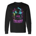 Techno Is Life's Rhythm Langarmshirts Geschenkideen