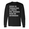 Terracina Città Simpatica Uomo Donna Bambino Souvenir Maglietta a maniche lunghe Ideas de regalos
