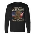 Thank You Veterans For Your Service Veterans Day Long Sleeve T-Shirt Gifts ideas