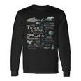 Tiger Shark Anatomy Marine Biologist Langarmshirts Geschenkideen