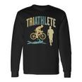 Triatleta Triatlones Triatlón Deportes Camiseta de manga larga Ideas de regalos