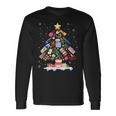 Truccatrice Albero Di Natale Buon Natale Estetista Maglietta a maniche lunghe Ideas de regalos