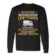 Truck Driver Achtung Insane Truck Driver Langarmshirts Geschenkideen