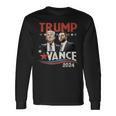 Trump Vance 2024 Retro Stripe Trump Jd Vance Long Sleeve T-Shirt Gifts ideas