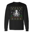 Ugly Christmas Sweater For Octopus Lovers Ugly Long Sleeve T-Shirt Gifts ideas