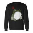 Unhappy Grumpy Unimpressed Japanese Frog Toad Long Sleeve T-Shirt Gifts ideas