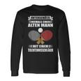 Unterschätze Niemals Einen Alten Mann Table Tennis Langarmshirts Geschenkideen