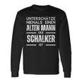 Unterschätze Niemals Einen Alten Mann Schalker Langarmshirts Geschenkideen