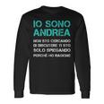 Uomo Andrea Regalo Compleanno Divertente Con Nome Maglietta a maniche lunghe Ideas de regalos