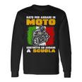 Uomo Maglia Motociclista Divertente Nato Per Andare In Moto Maglietta a maniche lunghe Ideas de regalos