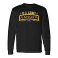 Us Army Ranger Tab Airborne Ranger Veteran Military Long Sleeve T-Shirt Gifts ideas