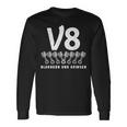 V8 Blubbern Und Grinsen Hubraum 8 Zylinder Car Lovers8 S Langarmshirts Geschenkideen