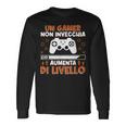 Video Gioco Un Gamer Non Invecchia Aumenta Di Livello Maglietta a maniche lunghe Ideas de regalos