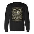 Vintage 1970 Compleanno & Nato Nel 1970 Anno 1970 Maglietta a maniche lunghe Ideas de regalos