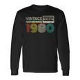 Vintage 1980 Classic Birthday 1980 Cassette Tapeintage Maglietta a maniche lunghe Ideas de regalos