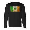 Vintage Flag Ireland Grunge Distressed Irish Top Langarmshirts Geschenkideen