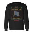 All I Want For Christmas Is A Marimba Musician Ugly Sweater Long Sleeve T-Shirt Gifts ideas