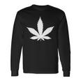 Weed Leaf In A Pocket Marijuana Cannabis Maglietta a maniche lunghe Ideas de regalos