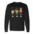 Weihnachten Prosecco Wein Lustiges Sekt Weinglas Geschenk Langarmshirts Geschenkideen